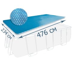 Теплозберігаюче покриття (солярна плівка) для басейну Intex 28029, 476х234 см (для басейнів 488х244 см)