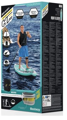 Доска для SUP серфинга (320-79-12см, доска, весло, ручной насос, сумка) SUP-борд Bestway 65347 Бирюзовый 65347 фото