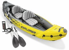 Надувний човен-байдарка кайак Challenger K2 Kayak, двомісний Intex 68307 Жовтий MR 68307 фото