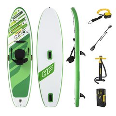 Дошка для SUP серфінгу BESTWAY SUP-БОРД 65310 Жовто-зелена (340-89-15 см) | Надувна дошка для серфінгу 65310 фото